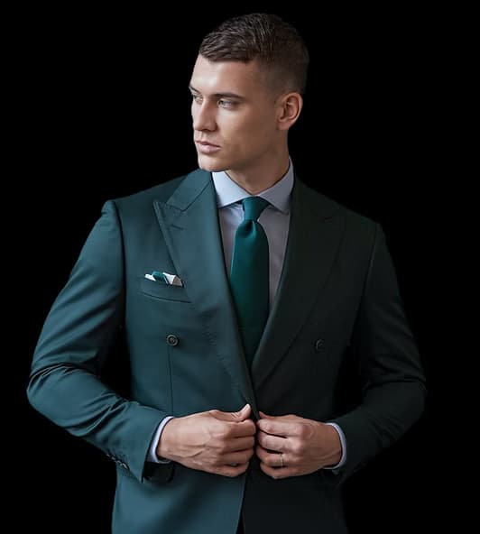 Man in premium suit