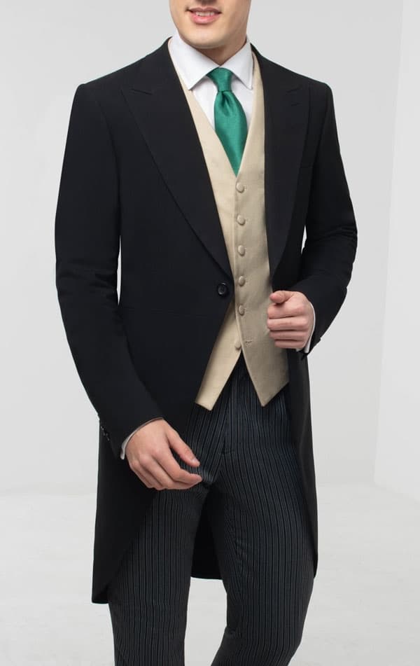 Essential Black Morning Suit Package primary image