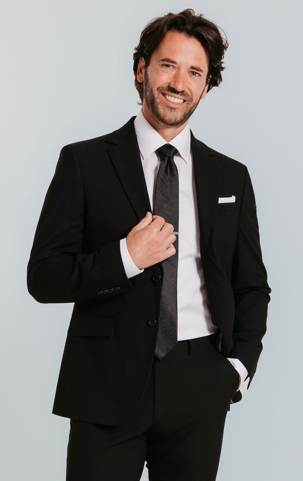 Dobell Black Suit Jacket primary image