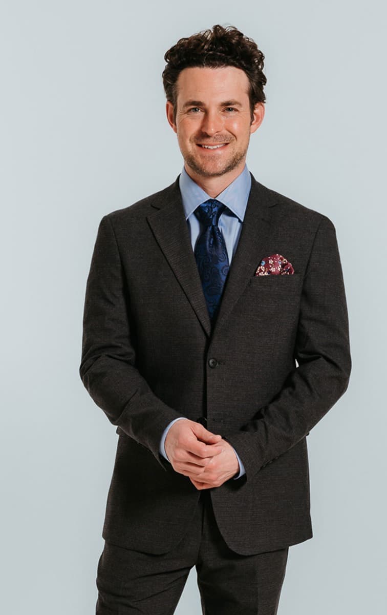 Dobell Charcoal Suit Jacket primary image