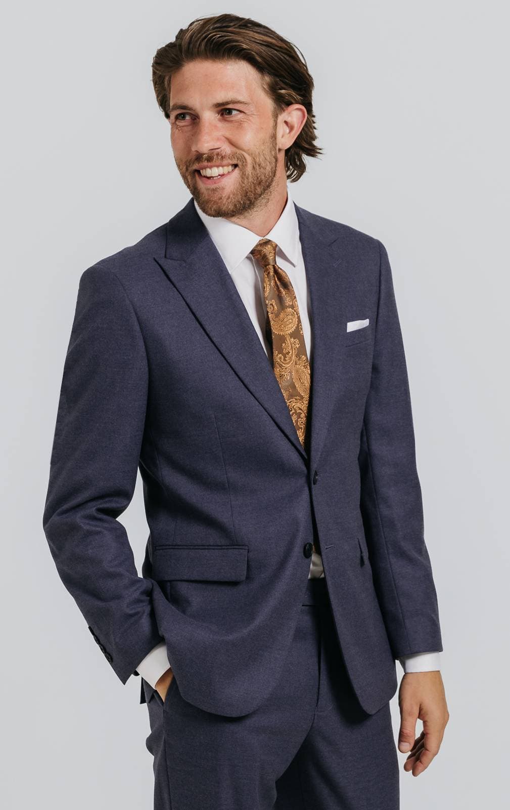 Dark Blue Twill Suit primary image