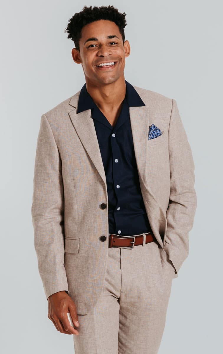 Dobell Sand Linen Suit primary image