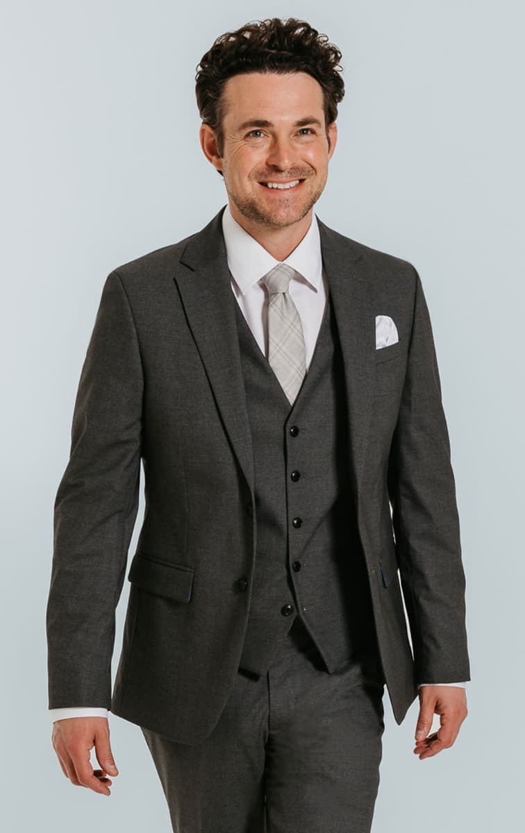 Dobell Grey 3 Piece Suit primary image