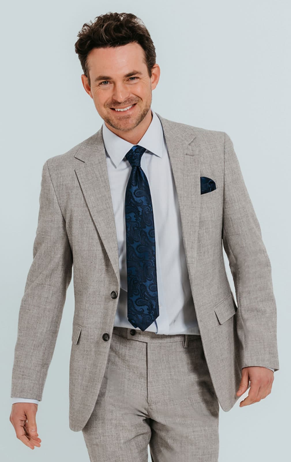 Dobell Grey Flannel Suit primary image