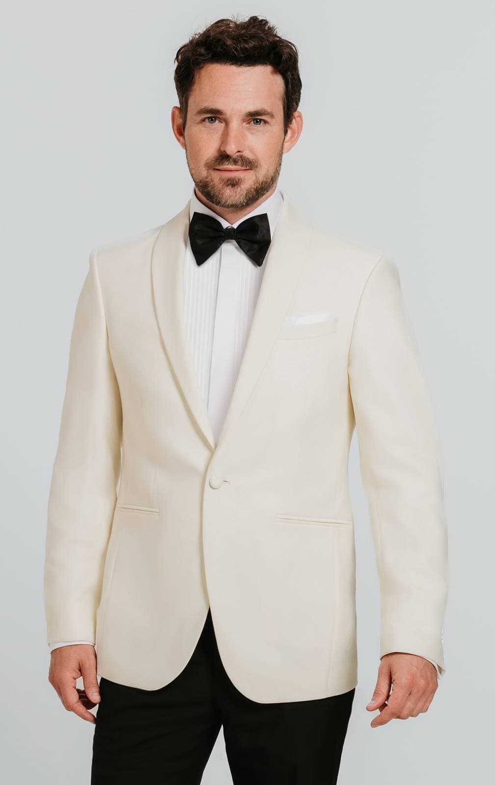 White Shawl Lapel Tuxedo