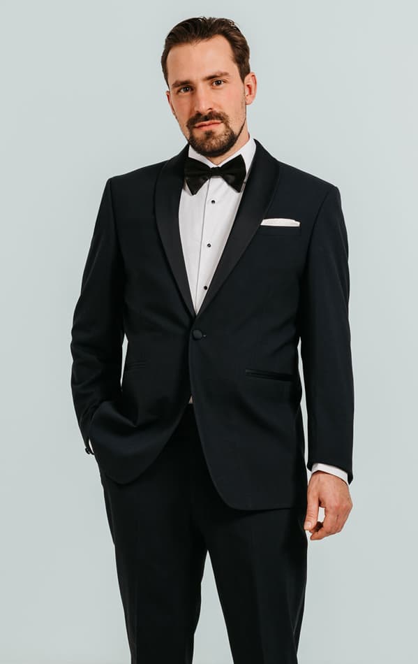 Dobell Navy Shawl Lapel Tuxedo primary image