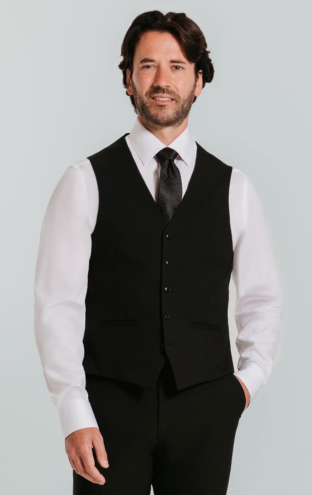 Dobell Black Waistcoat primary image
