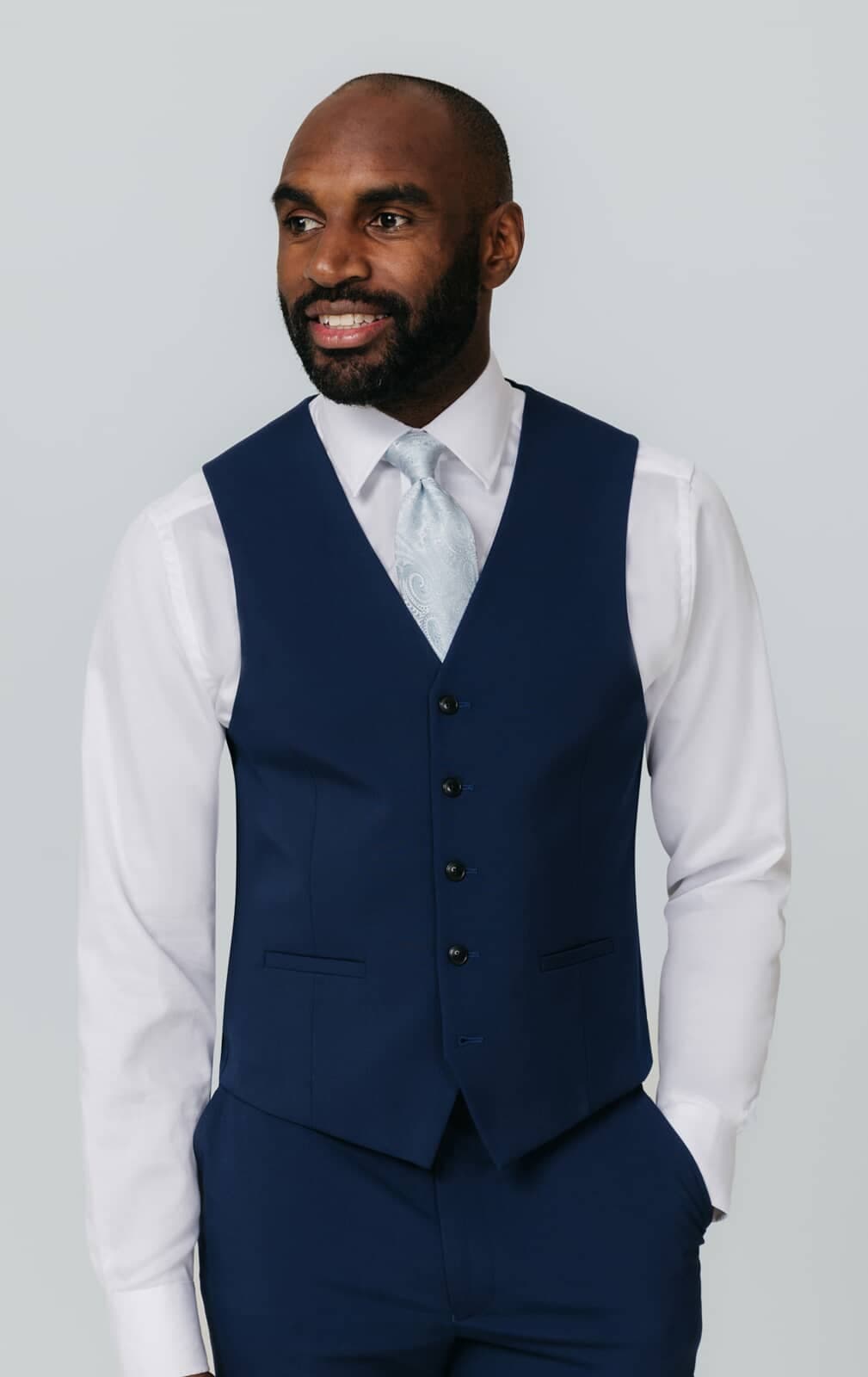 Dobell Blue Waistcoat primary image