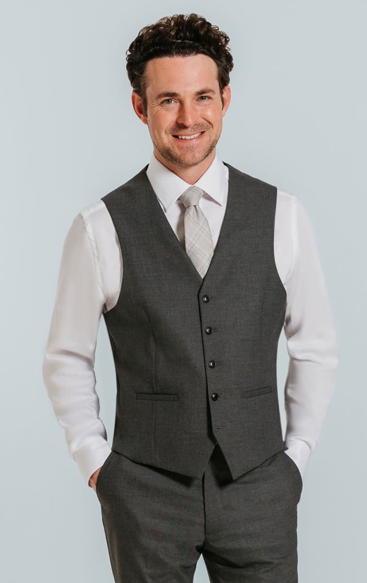 Dobell Grey Waistcoat primary image