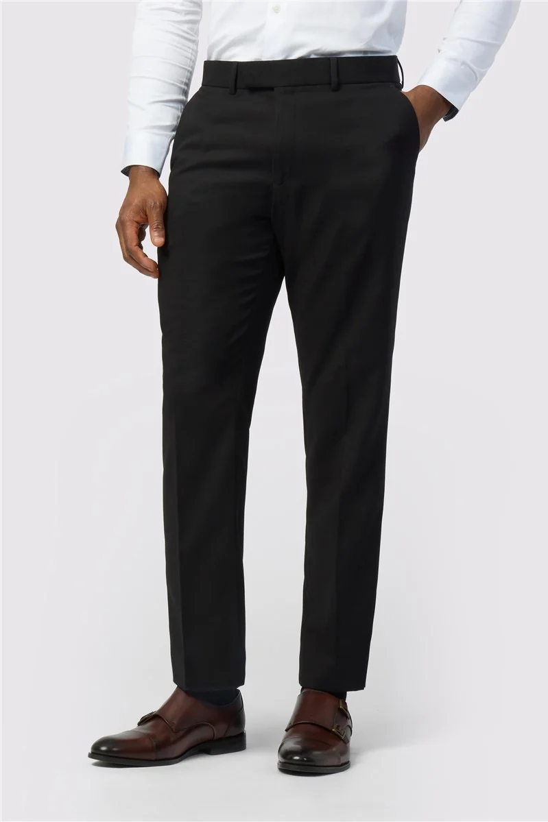 Antique Rogue Slim Fit Blake Black Texture Stretch Jacket thumbnail 7