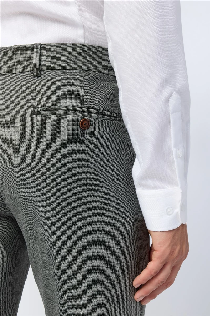 Antique Rogue Slim Fit Blake Grey Texture Stretch Jacket thumbnail 8