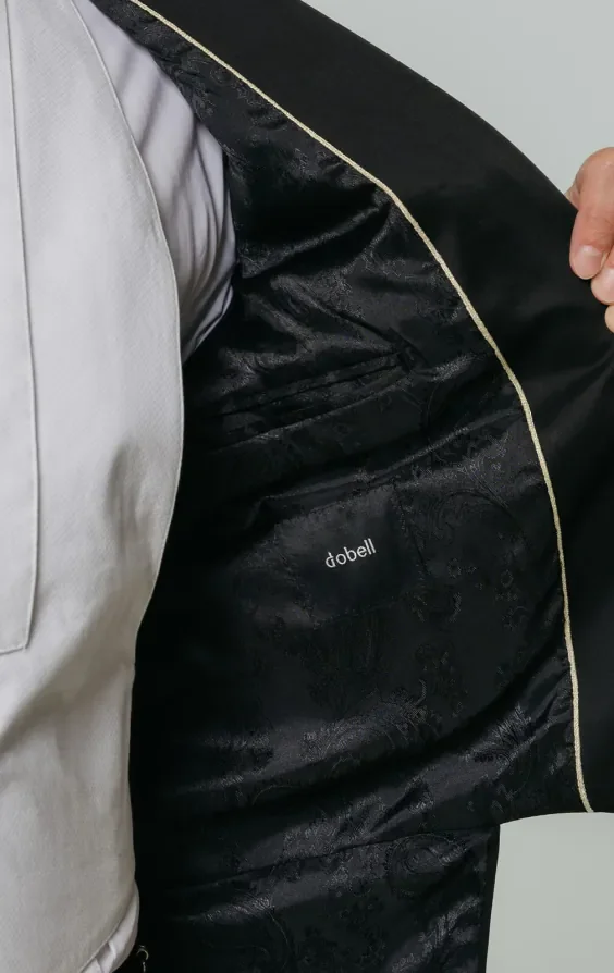 100% Wool White Tie 2 Piece Suit thumbnail 6