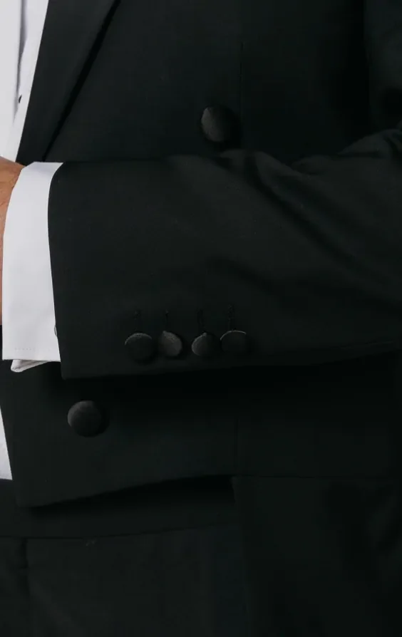 100% Wool White Tie Jacket thumbnail 4