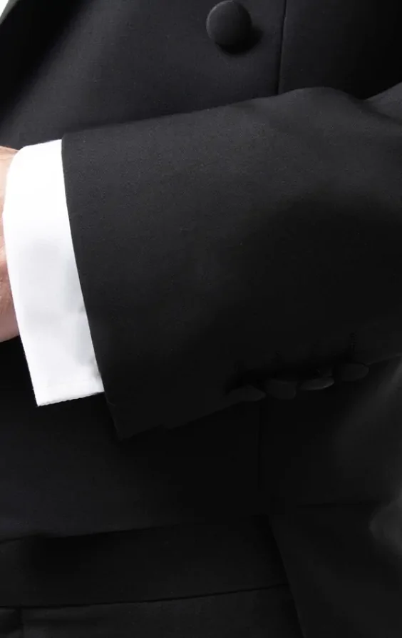 2 Piece White Tie, Dress Shirt, Waistcoat & Bow Tie thumbnail 6