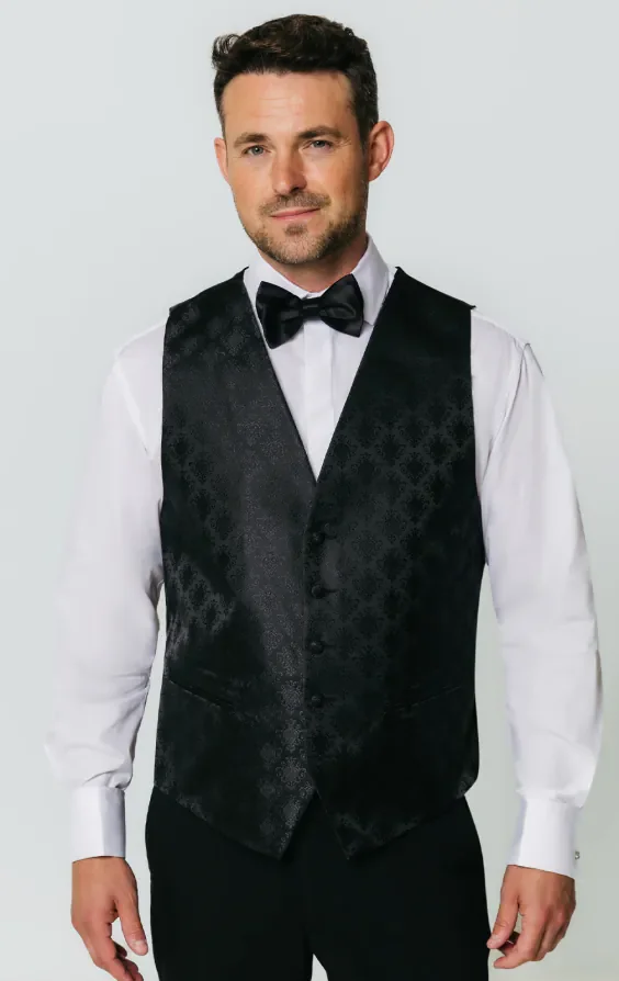 Black Da Vinci Waistcoat thumbnail 2