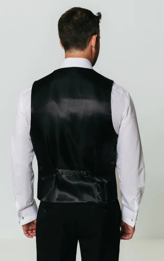 Black Da Vinci Waistcoat thumbnail 4