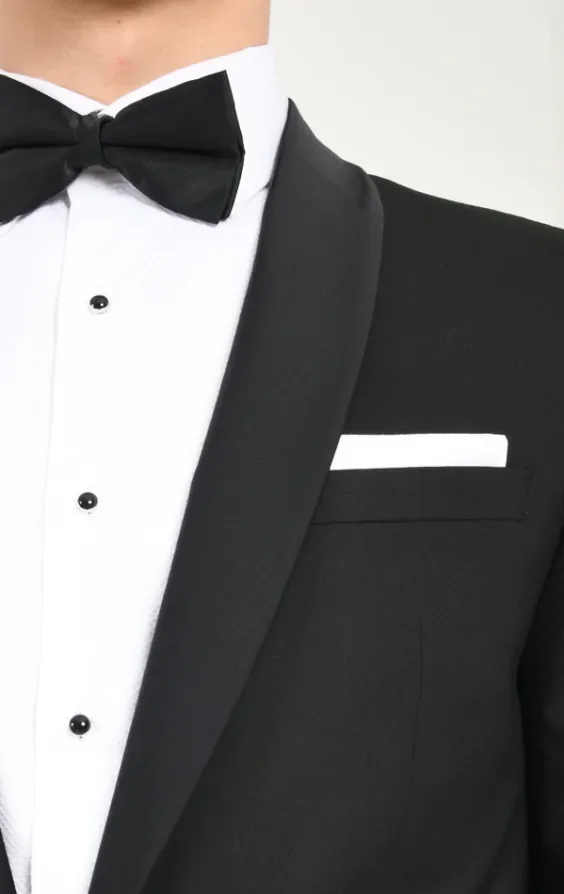 Black Dinner Jacket with Shawl Lapel thumbnail 5
