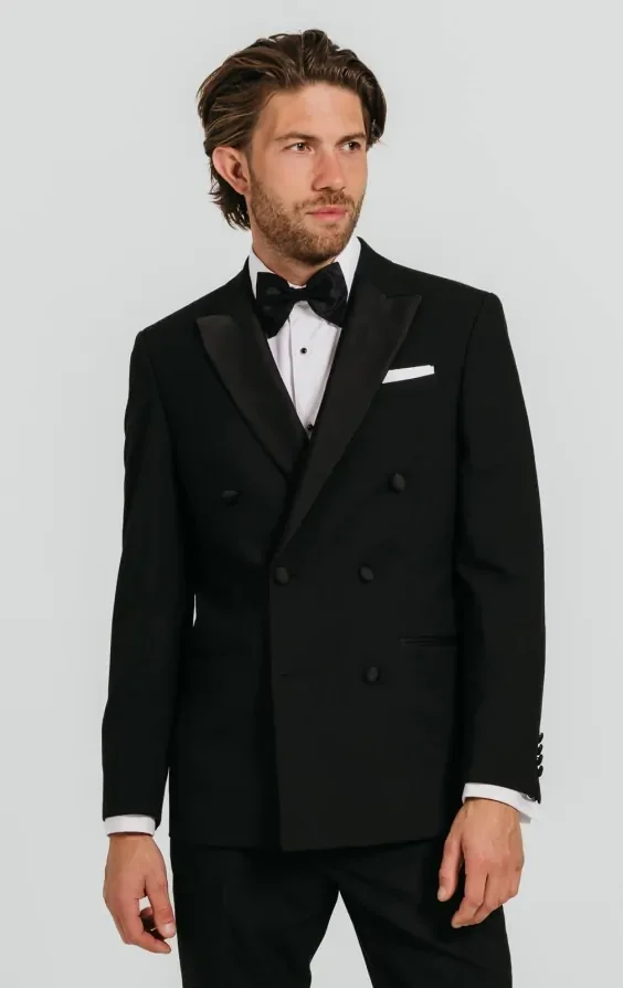 Black Double Breasted Tuxedo thumbnail 2