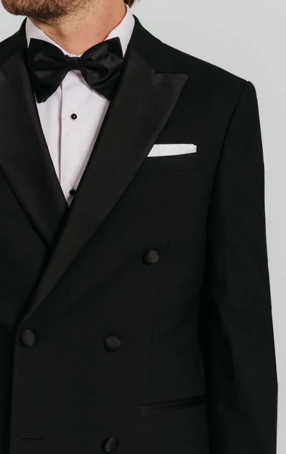 Black Double Breasted Tuxedo thumbnail 6