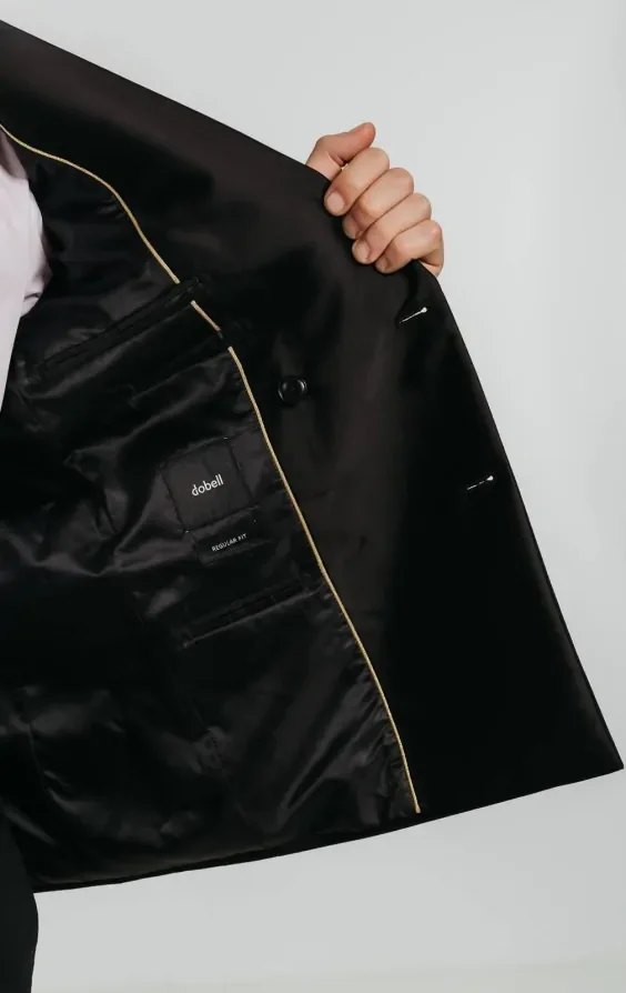 Black Double Breasted Tuxedo thumbnail 7