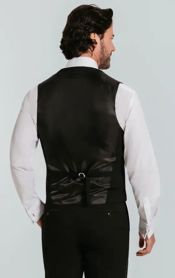 Black Horseshoe Tuxedo Waistcoat thumbnail 4
