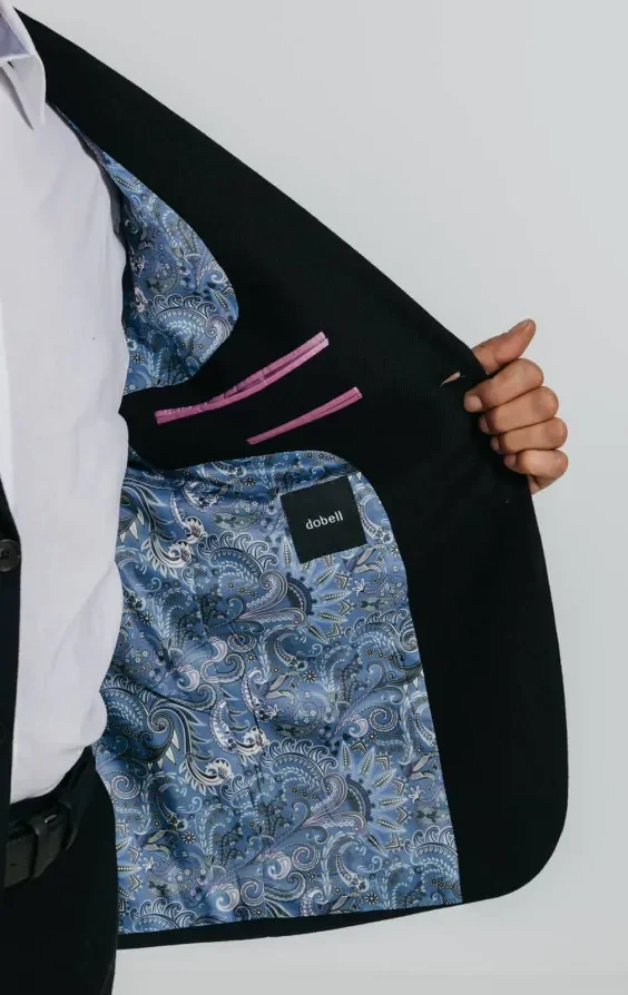 Black Linen Twill Suit Jacket thumbnail 6