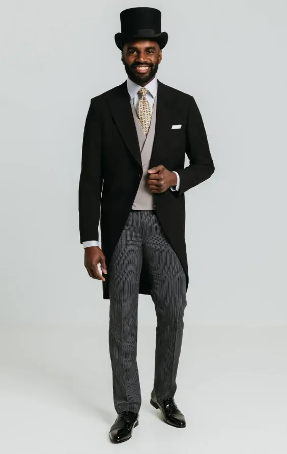 Black Morning Suit Tailcoat thumbnail 3