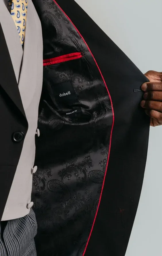Black Morning Suit Tailcoat thumbnail 6