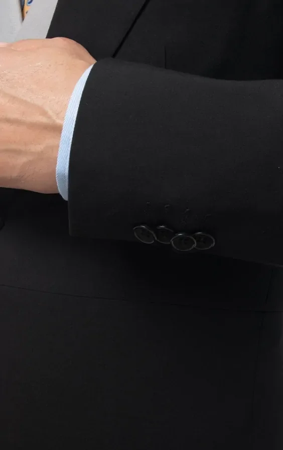 Black Morning Suit with Striped Trousers thumbnail 6