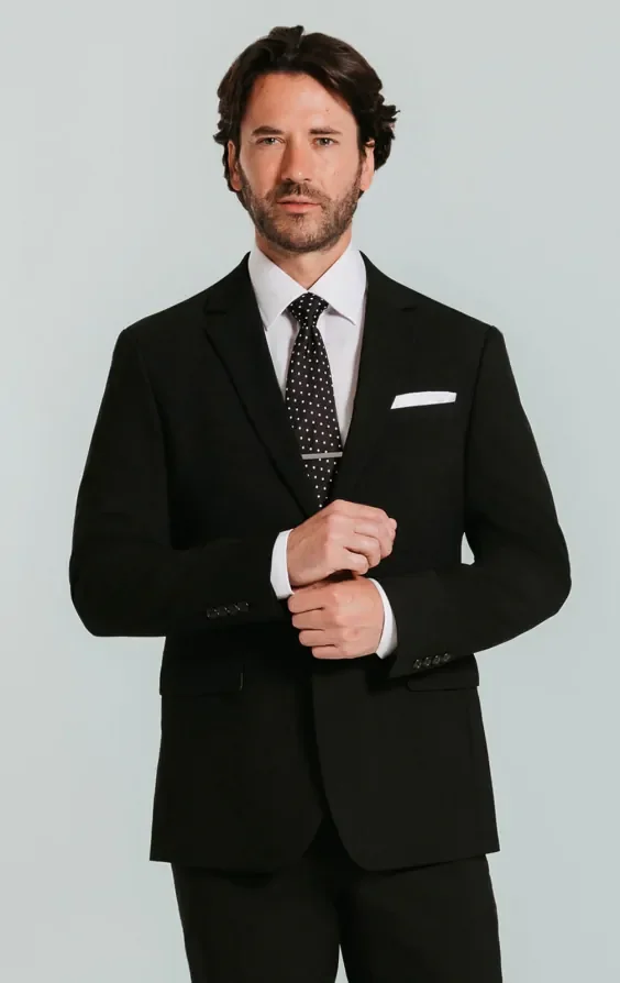 Black Slim Fit Suit thumbnail 2