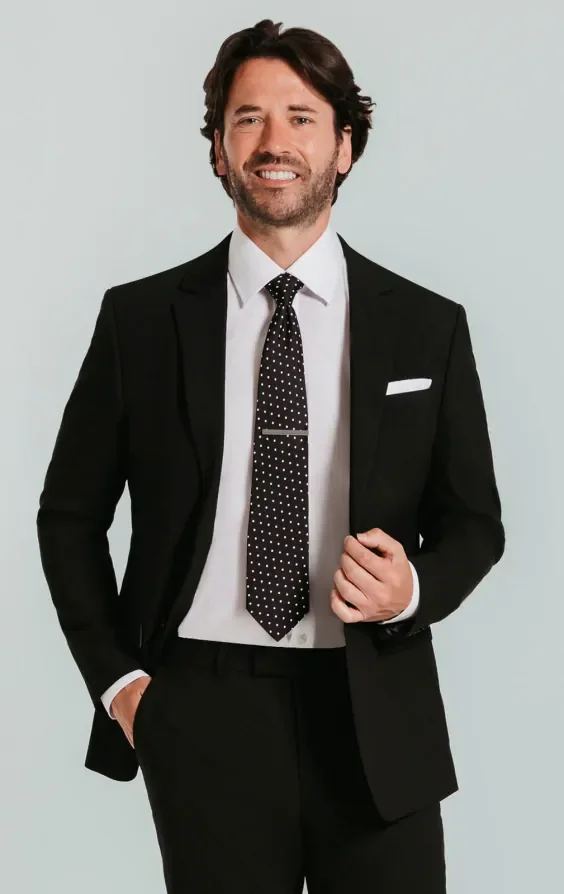 Black Slim Fit Suit Jacket thumbnail 2