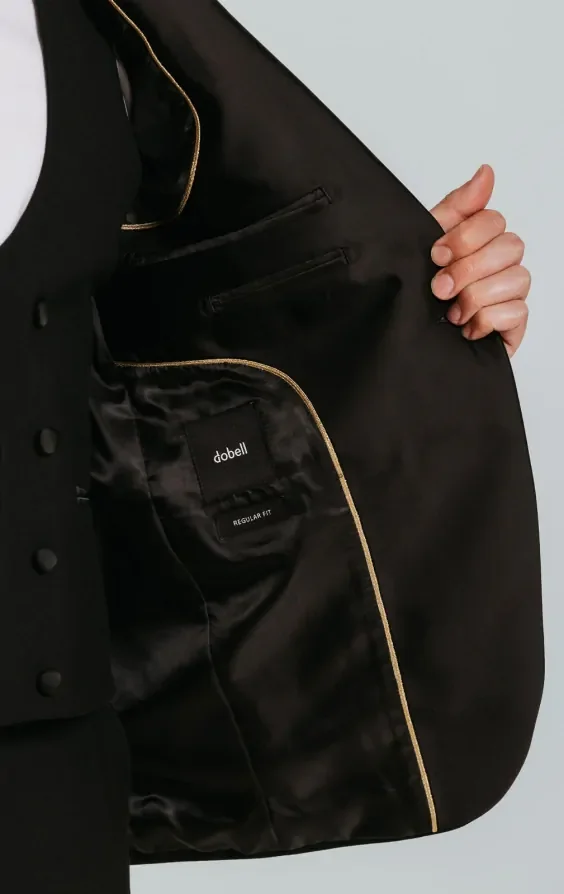 Black Tuxedo with Peak Lapel thumbnail 7