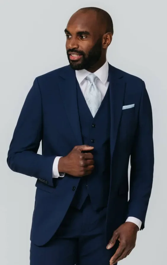 Blue 3 Piece Suit thumbnail 2