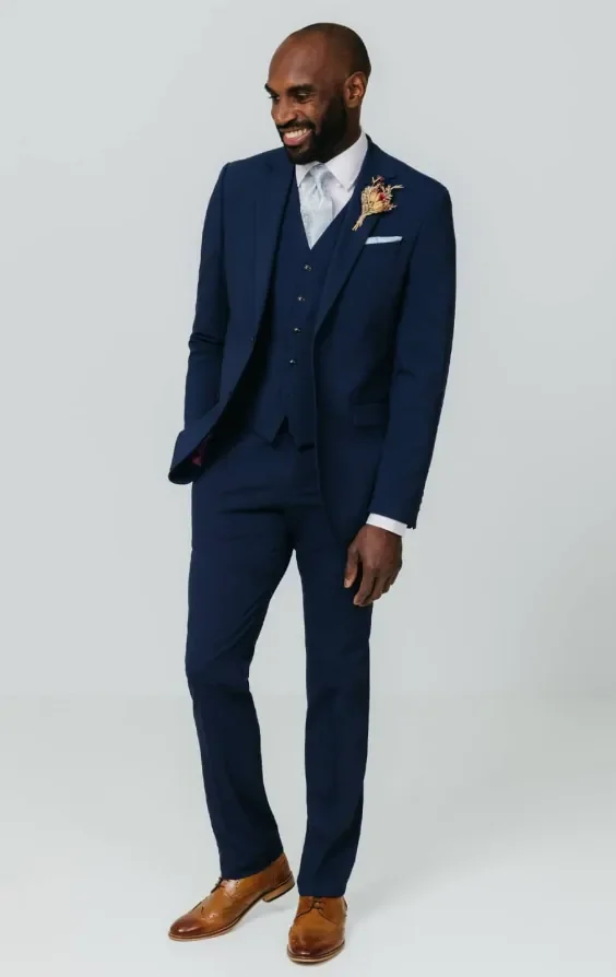 Blue 3 Piece Suit thumbnail 3
