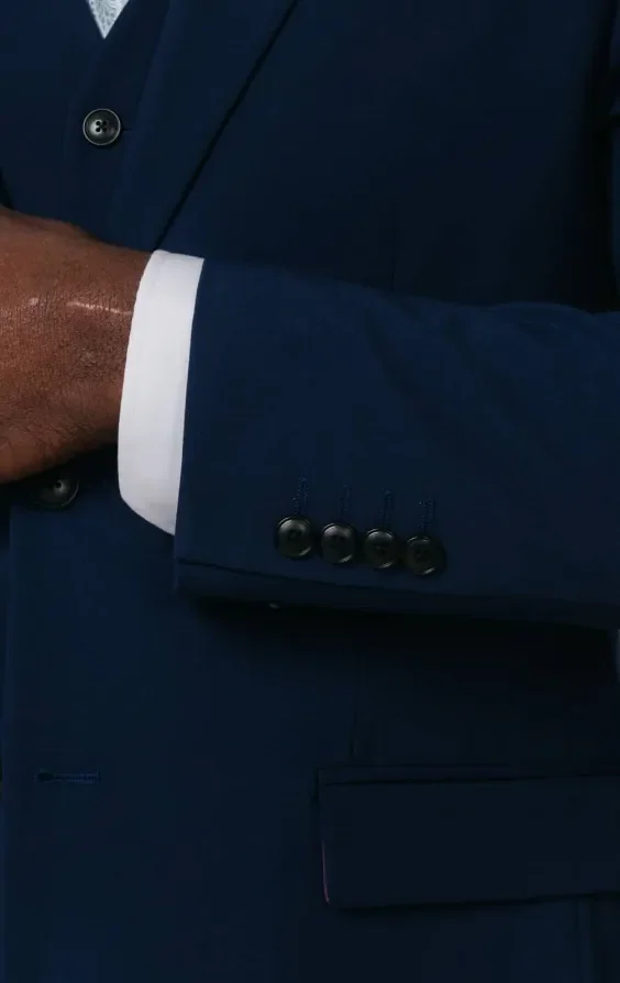 Blue 3 Piece Suit thumbnail 5