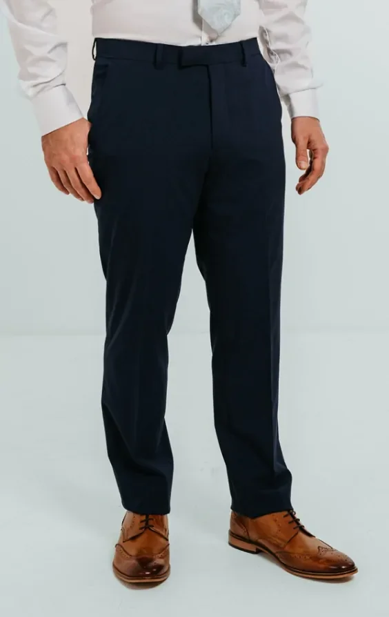 Blue 3 Piece Suit with Peak Lapel thumbnail 9