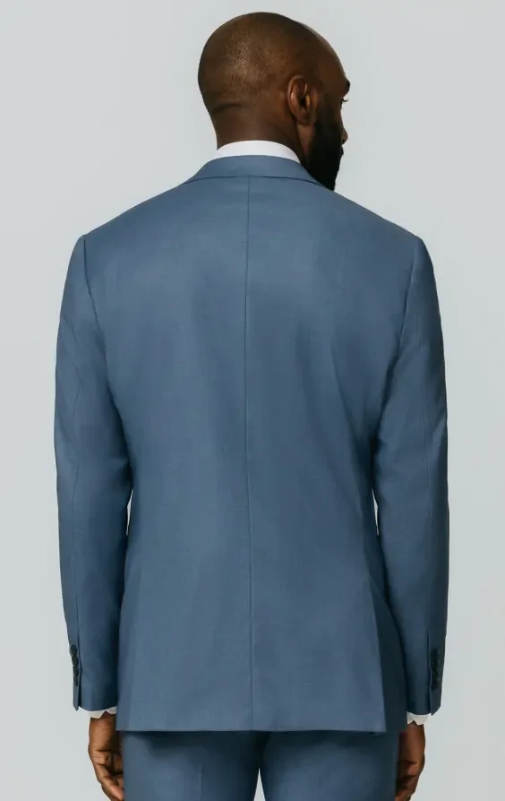 Blue Sharkskin Suit thumbnail 7