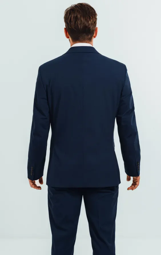 Blue Suit Jacket with Peak Lapel thumbnail 6