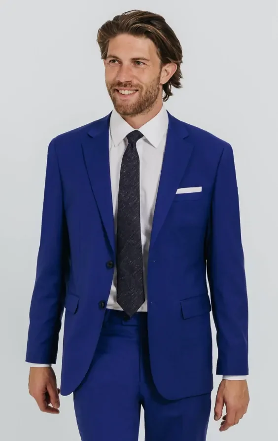 Bright Blue Suit Jacket thumbnail 2