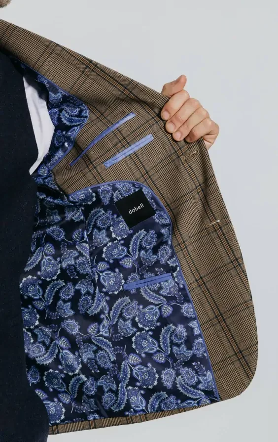 Brown Bold Check Jacket thumbnail 7