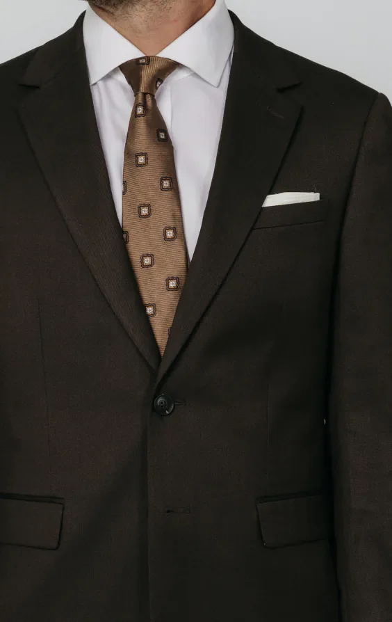 Brown Twill Suit thumbnail 6