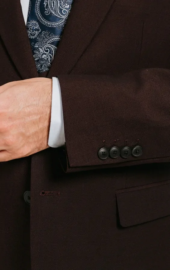 Burgundy 3 Piece Suit thumbnail 5
