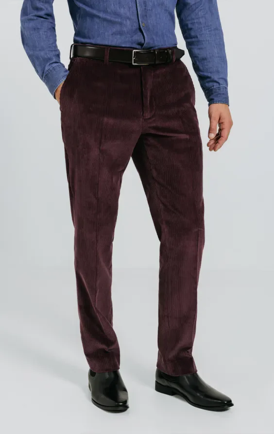 Burgundy Corduroy 3 Piece Suit thumbnail 8