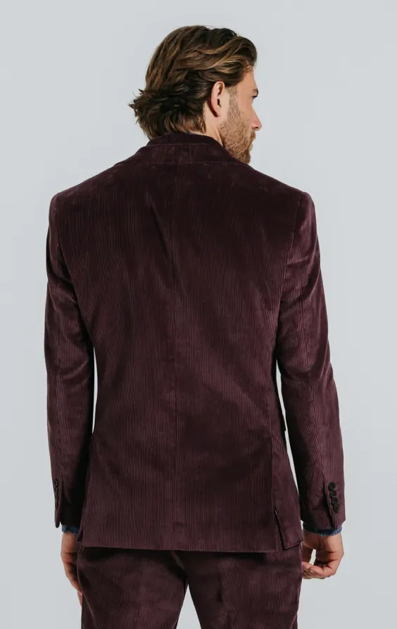 Burgundy Corduroy Jacket thumbnail 3