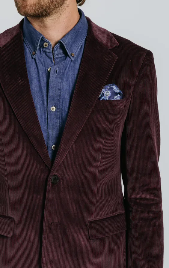 Burgundy Corduroy Suit thumbnail 6
