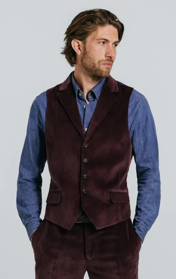 Burgundy Corduroy Suit thumbnail 9