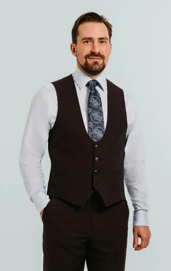 Burgundy Suit thumbnail 9