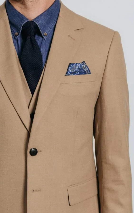 Camel Twill 3 Piece Suit thumbnail 6
