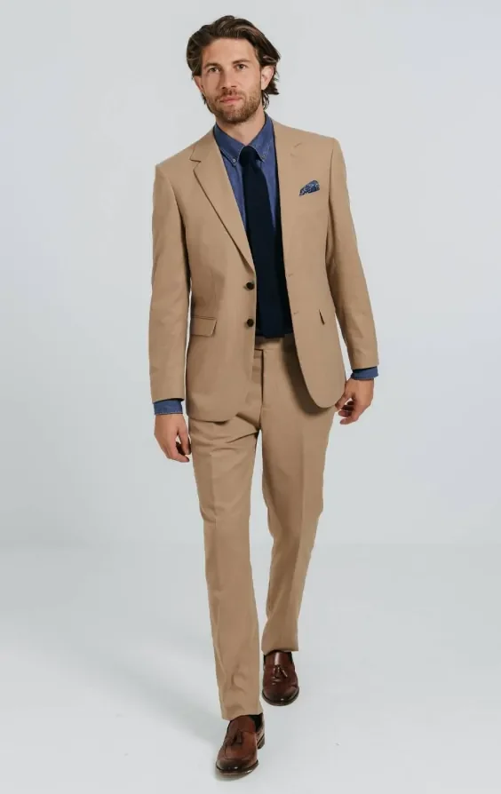 Camel Twill Suit thumbnail 3