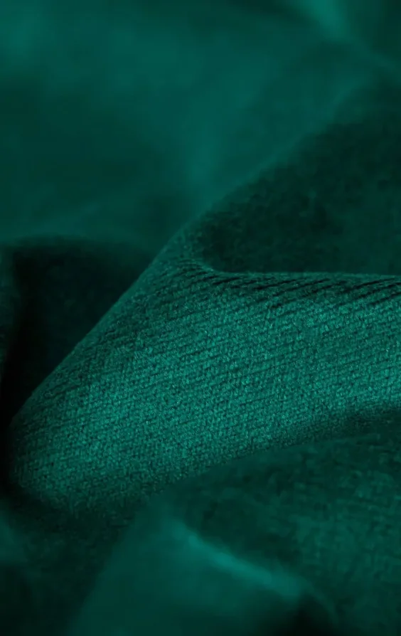 Dark Green Slim Fit Velvet Jacket thumbnail 7